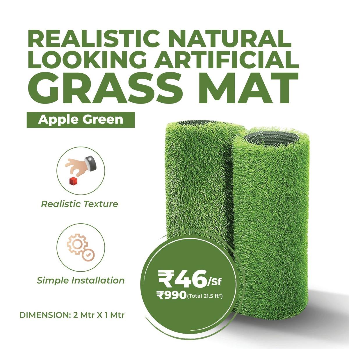Artificial Grass-Mixed Colour-35MM-P0210-1M x 2M ₹46 - ₹990_1