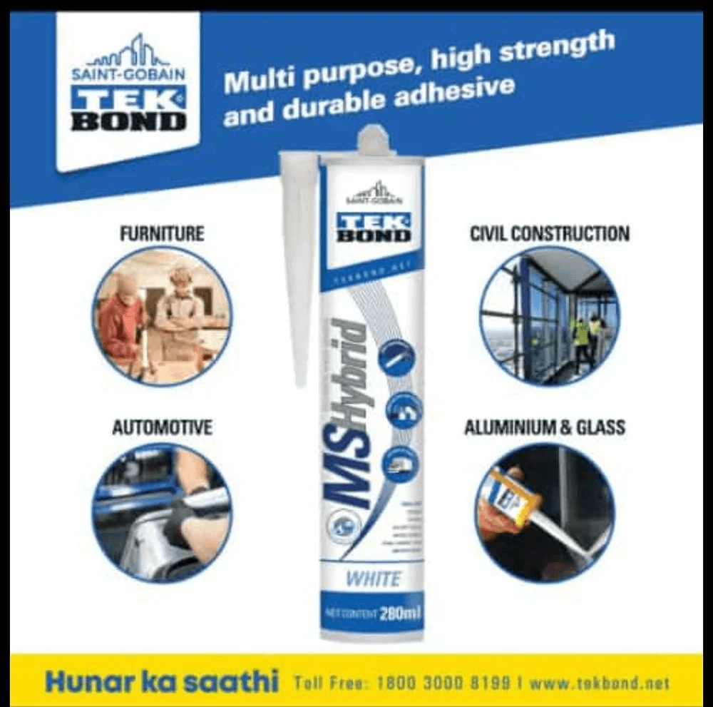 TEKBOND MS HYBRIDE SEALANT WHITE-1pc ₹434= ₹434_3